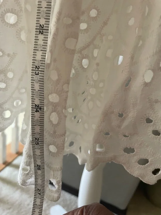 NWOT-LUCENA BRODERIE
ANGLAISE DRESS IN
WHITE- - Picture 13 of 13